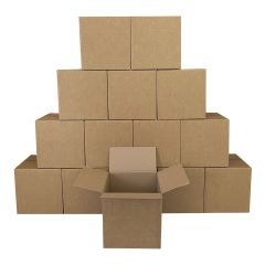 (Bundle of 15) 12 x 12 x 12" 275lb. Heavy Duty Corrugated Boxes